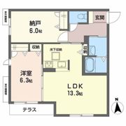 ヌーベル上之島の間取り画像