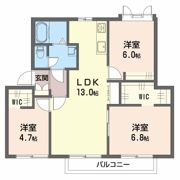フレグランス来夢の間取り画像