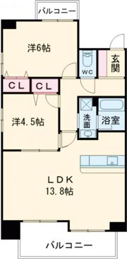 サムティグランツ神戸の間取り画像