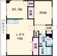 モイスト健軍の間取り画像