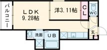 REGALEST堺市駅の間取り画像
