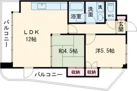 スーブニールシハラの間取り画像