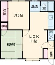 グランドハイツ花園の間取り画像