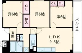 セーヌ東岸和田の間取り画像