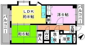 グランベルデ丸善の間取り画像