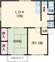 ラ・フォーレ・ヒロⅡの間取り画像