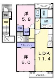 パークサイドUKの間取り画像