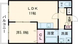 アグリー戸島の間取り画像