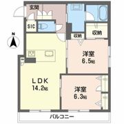 グランコート北浦の間取り画像