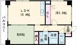Balcony8南の丸の間取り画像
