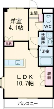 ビューテラス長府の間取り画像