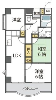 フィアテル岸和田の間取り画像