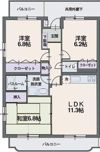 エルミタージュ香貫の間取り画像