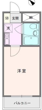 ブルーハイツKの間取り画像