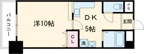 エルミタージュ天神の間取り画像