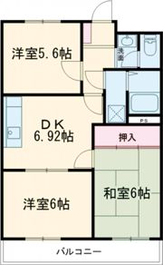 小鳩マンションの間取り画像