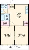 ニューフラワーハイツの間取り画像