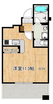 レジェンド中央駅前の間取り画像