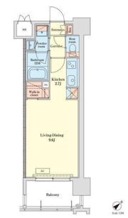 RJRプレシア千代県庁口駅前の間取り画像