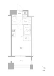 エンクレスト博多RIVERSIDEの間取り画像