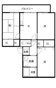 ラフォーレの間取り画像