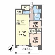 ALBLANC KYOMACHIBORI（アルブラン京町堀）の間取り画像