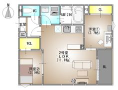Regalest Plus（仮称：RE平井3）の間取り画像