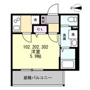 ベイルーム相模大塚の間取り画像