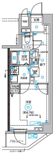 DIPS西新井の間取り画像