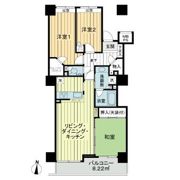 ライオンズステーションタワー北越谷の間取り画像