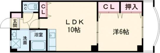 カトルセゾン 住居の間取り画像