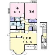 ミルフィーユ壱番館の間取り画像