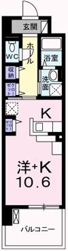 クレール姫路Ⅱの間取り画像