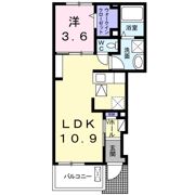 エレガンテ倉敷の間取り画像
