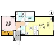 D-ROOM元横山の間取り画像