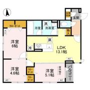 D-ROOM元横山の間取り画像