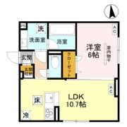 D-ROOM元横山の間取り画像