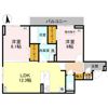 D-ROOM元横山の間取り画像