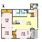 D-ROOM元横山の間取り画像