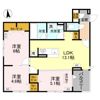D-ROOM元横山の間取り画像