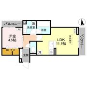 D-ROOM元横山の間取り画像