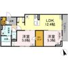 D-ROOM 分梅の間取り画像