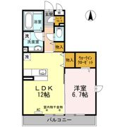 ラルーチェ Ⅰの間取り画像