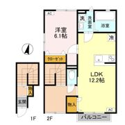 Belle Lead アルカディア Aの間取り画像