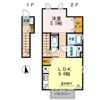 カーサスガⅡの間取り画像