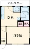 リバティ尾上 2Fの間取り画像