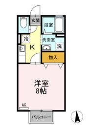 セジュール錦見の間取り画像