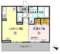 TORISIA古閑の間取り画像