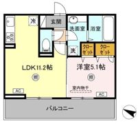 TORISIA古閑の間取り画像