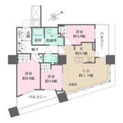 ザ・パークハウス西新宿タワー60の間取り画像